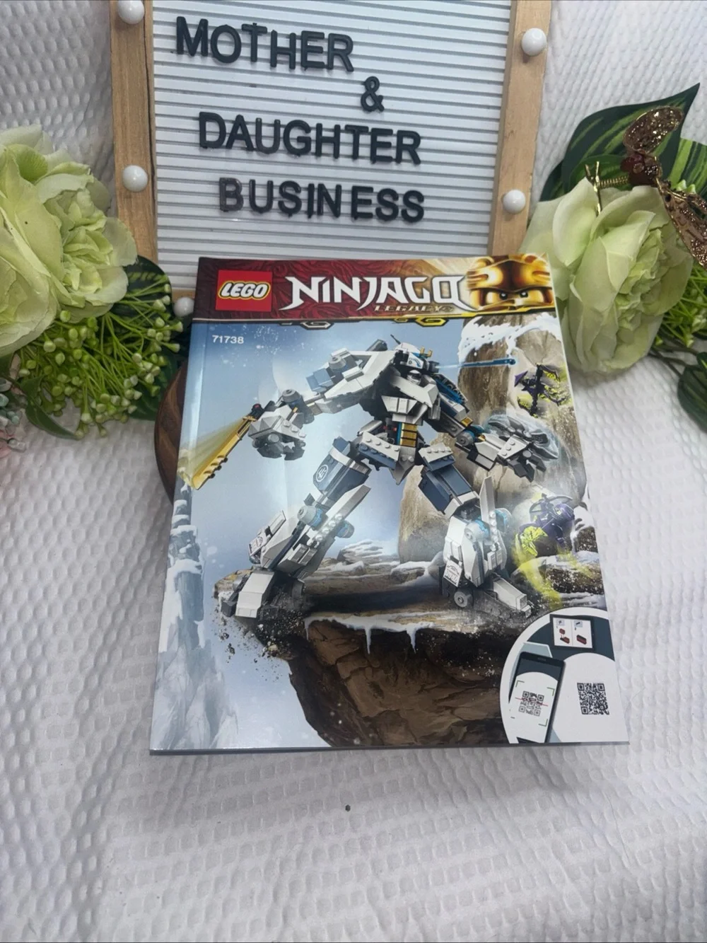 New LEGO® NINJAGO Zane's Titan Mech Battle Set 71738 -Instructions ONLY